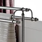 Brass Floor Towel Holder Vintage Style Made in Italy - Umaima Viadurini