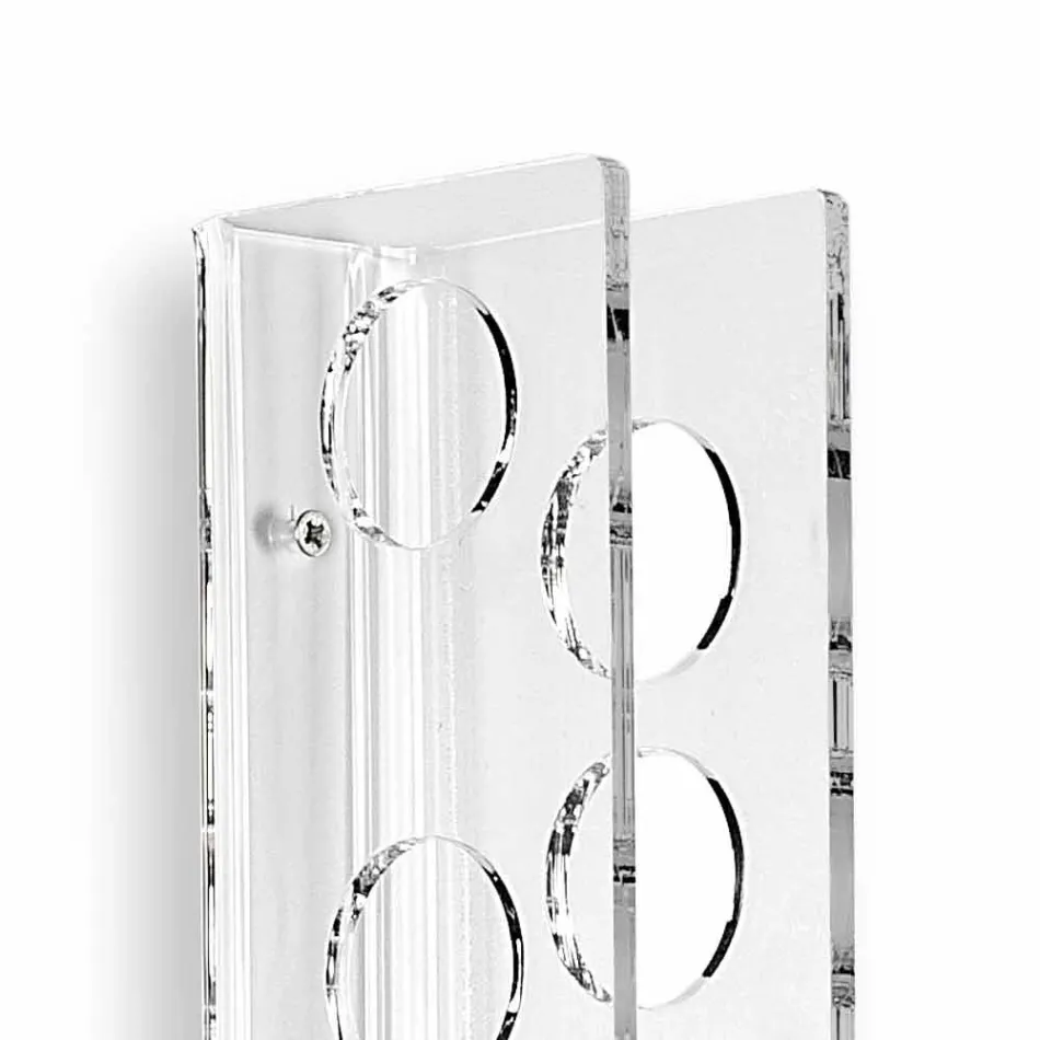 Transparent Bottle Wall Holder Baby Small L6xH60xP11cm Viadurini