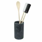 Kitchen Tool Holder in White Gray or Black Marble Made in Italy - Tulvio Viadurini