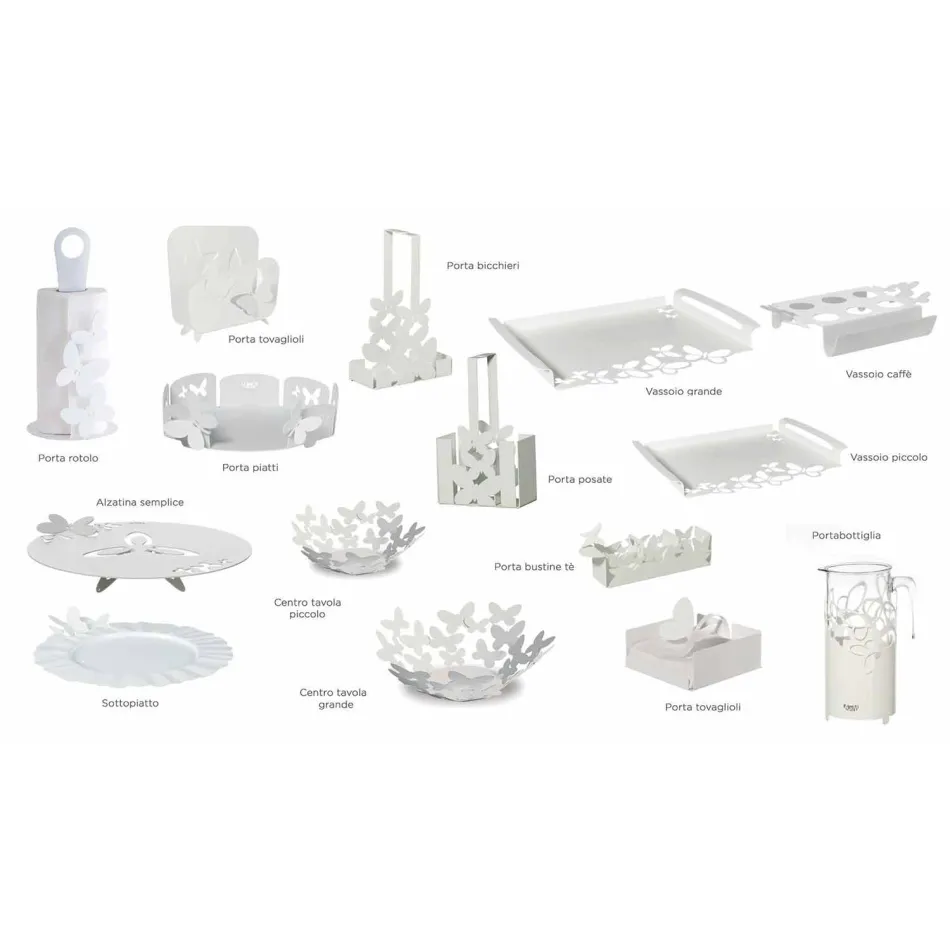 Double Iron Cup Holder Handcrafted in Italy - Leiden Viadurini