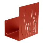 Indoor Firewood Holder in Painted Steel Made in Italy - Ghino Viadurini