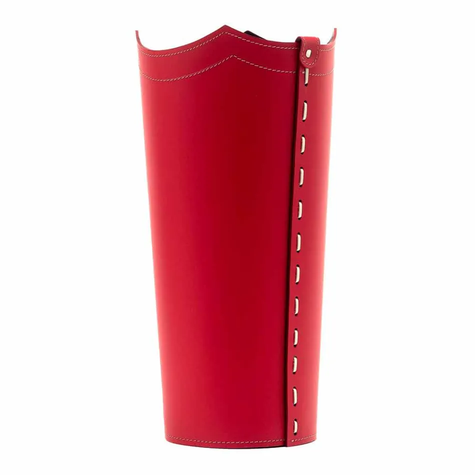 Design umbrella stand in leather for Umbrella home or office Viadurini