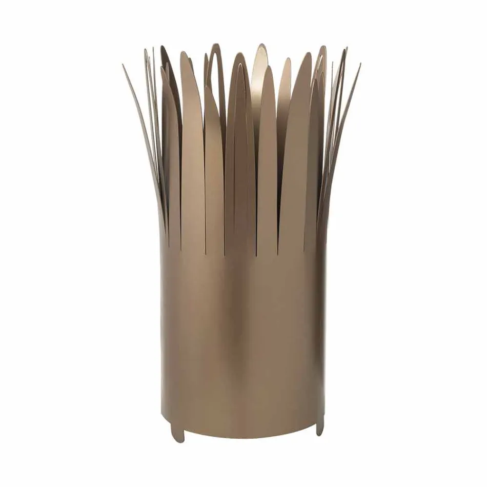 Umbrella stand of Modern Design in Iron with Razor Made in Italy - Fuoco Viadurini
