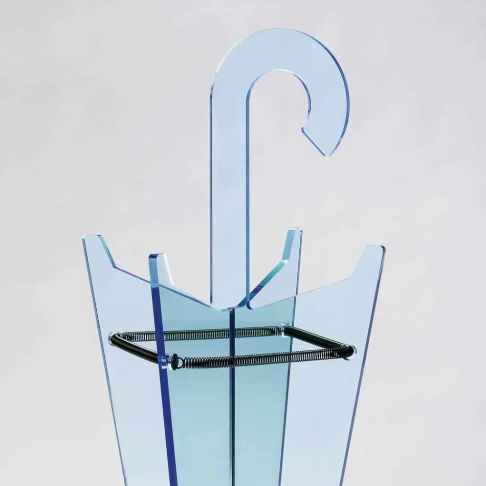 Modern Design Umbrella Stand in Methacrylate Colarato Made in Italy - Daddy Viadurini