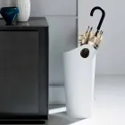 Umbrella stand in regenerated leather of Pluvia handmade design Viadurini