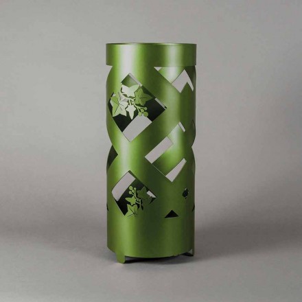 Umbrella stand in Colored Iron of Modern Design Made in Italy - Enrica Viadurini