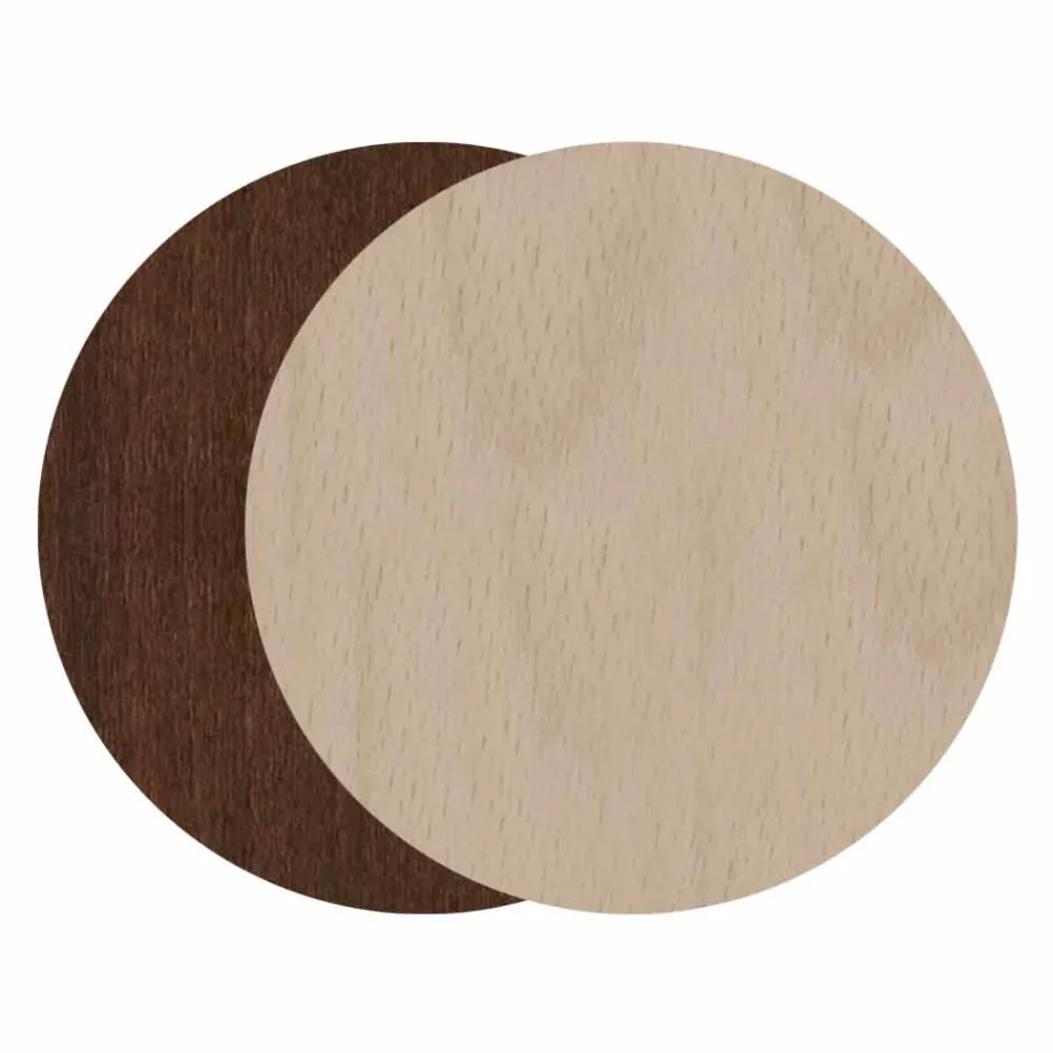 Umbrella Stand in Dark or White Wood with Modern Design Decorations - Cannabambu Viadurini