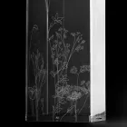 Modern Umbrella Stand in Black or Transparent Plexiglass with Engraving - Florinto Viadurini