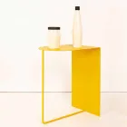 Modern Floor Magazine Rack in Colored Steel Made in Italy - Marinella Viadurini