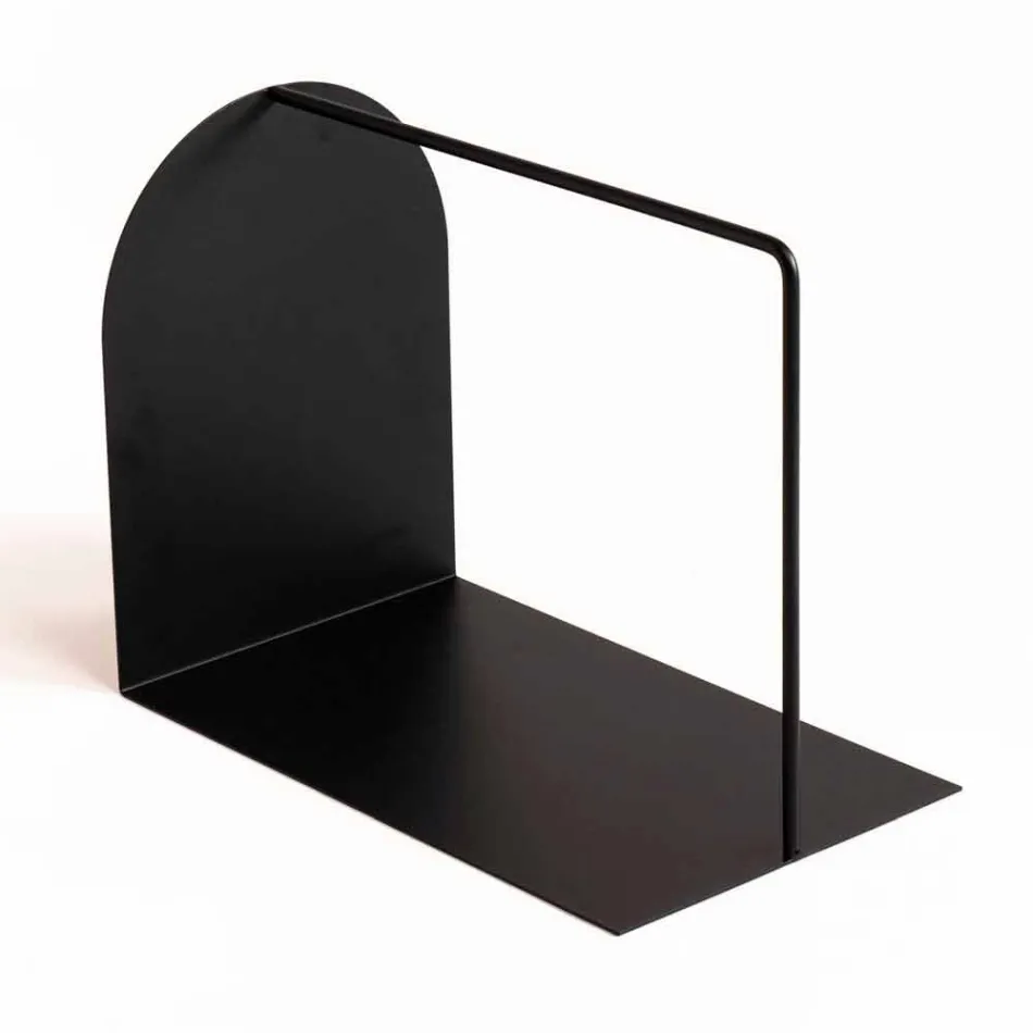Modern Floor Magazine Rack in Colored Steel Made in Italy - Marinella Viadurini