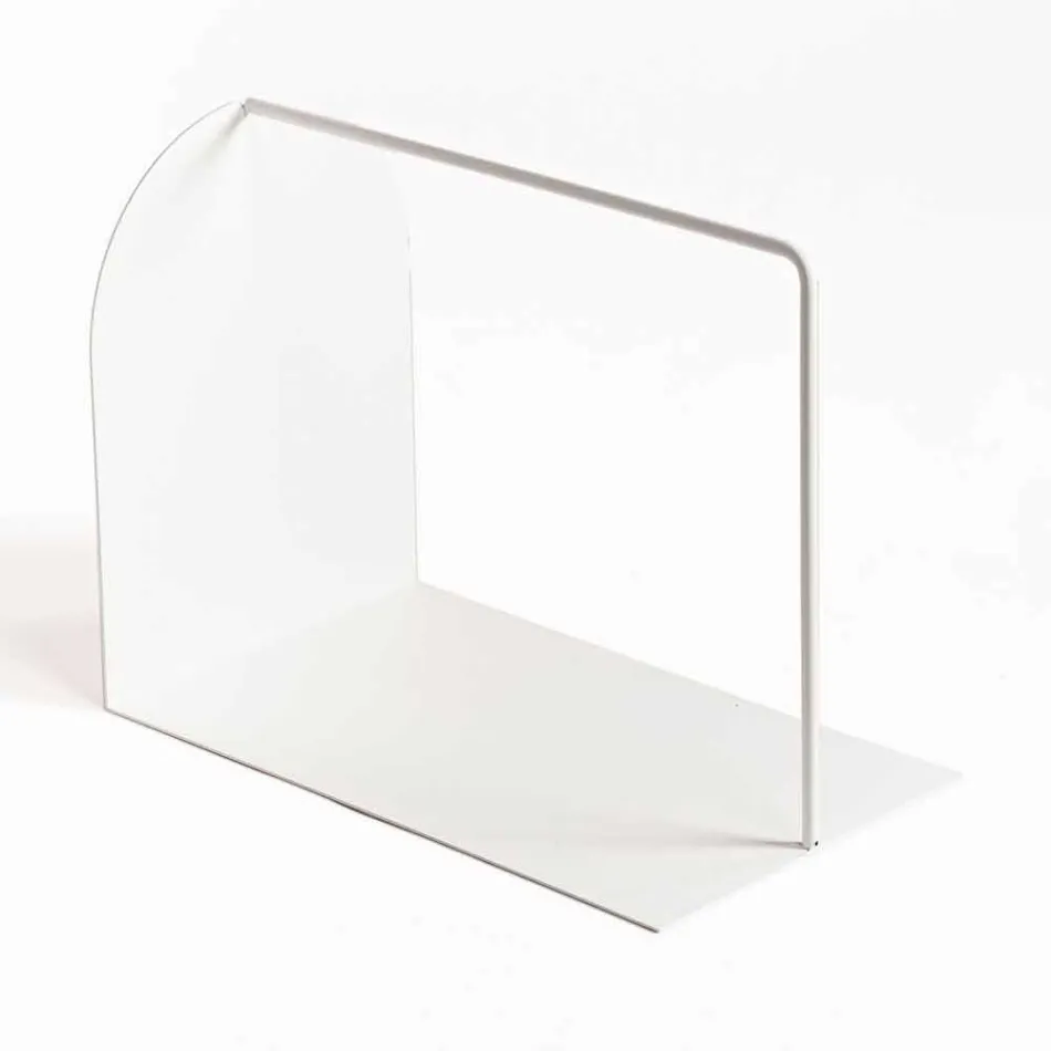 Modern Floor Magazine Rack in Colored Steel Made in Italy - Marinella Viadurini