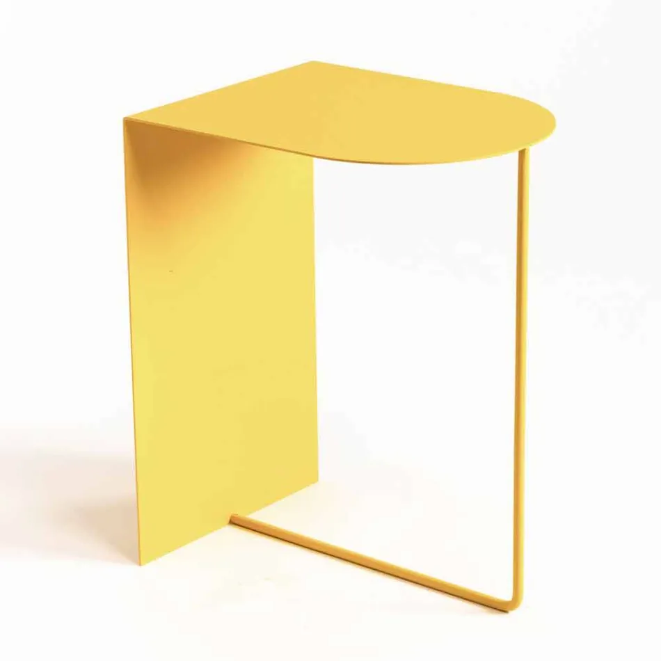 Modern Floor Magazine Rack in Colored Steel Made in Italy - Marinella Viadurini