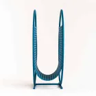 Round Design Steel Magazine Rack Made in Italy - Ladle Viadurini