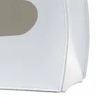 Design magazine rack in leather with a modern Beatrice design Viadurini