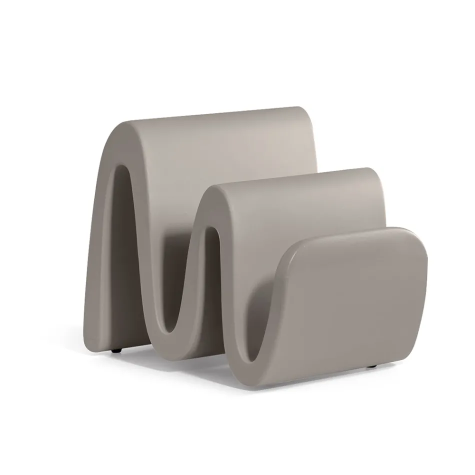 Modern Colored Polyethylene Magazine Rack Made in Italy - Munoz Viadurini