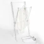 Design Floor Towel Rack in Transparent Plexiglass or with Wood - Stendio Viadurini