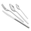 Polished Stainless Steel Cutlery Empty Handle Modern Design 24 Pcs - Tail