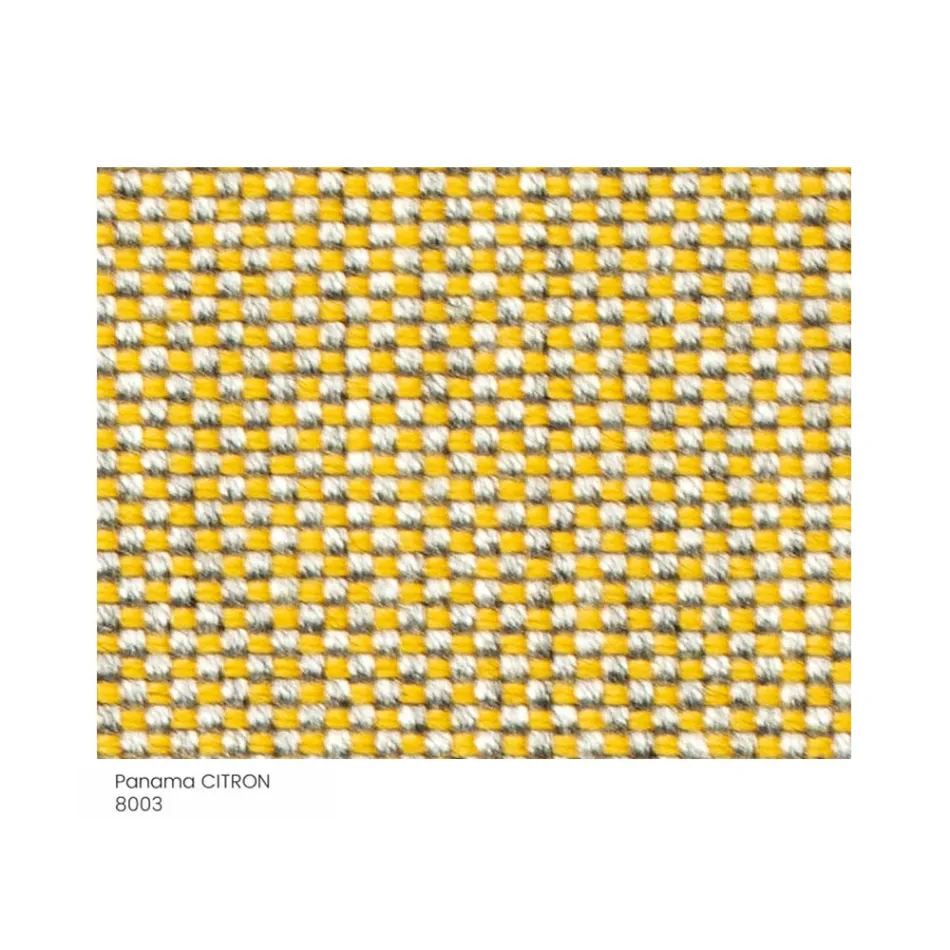 Garden Pouf Padded and Covered in Fabric Made in Italy - Butter Viadurini