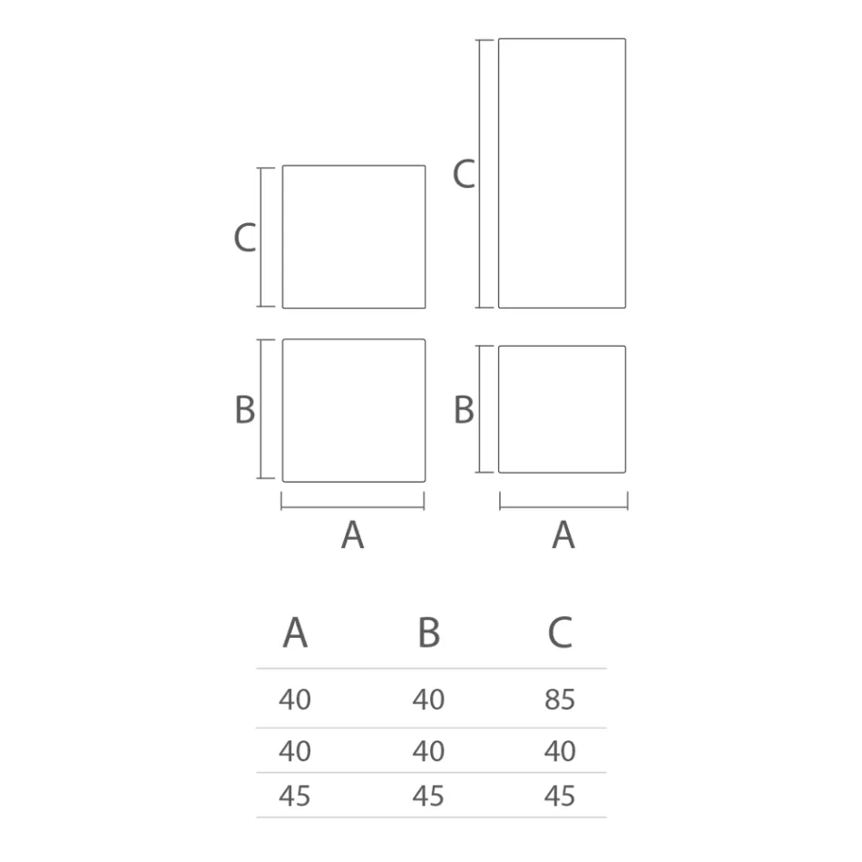 Garden Pouf in Polyethylene 8 Finishes Made in Italy - Viky Viadurini