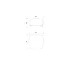 Fabric Garden Pouf with Metal Feet Made in Italy - Butter Viadurini