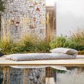 Single Daybed Outdoor Design Pouf, High Quality Made in Italy - Emanuela