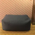 Soft Rectangular Ottoman Pouf for Indoor and Outdoor use in Fabric - Naemi Viadurini