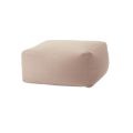 Soft Ottoman Rectangular Pouf for Indoor and Outdoor in Fabric - Naemi