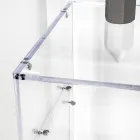 Practical Freestanding Desk in Transparent Plexiglass Made in Italy - Ghea Viadurini