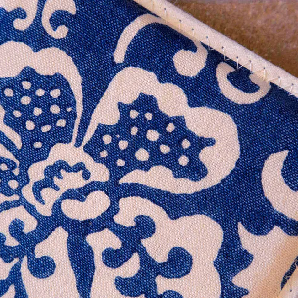 Potholders of Italian Art in Pure Linen with Hand Print Single Piece - Brands Viadurini