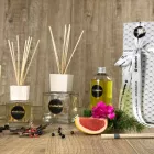Amber Fragrance Home Air Freshener 500 ml with Sticks - Sassidimatera Viadurini