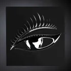 Modern Artisan Framework in Wood, Steel and Resin Made in Italy - Eye Viadurini