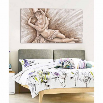 Modern canvas design on hand made in Italy Aurora Viadurini