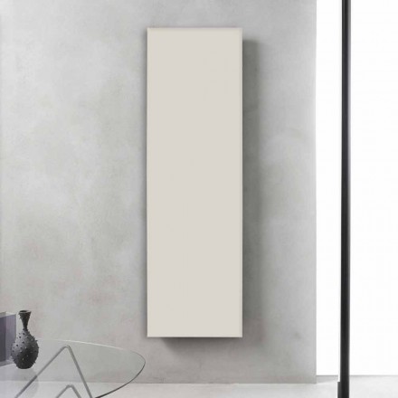 Vertical Electric Radiator Minimal Design Steel Slate Gray 700 W - Ice Viadurini