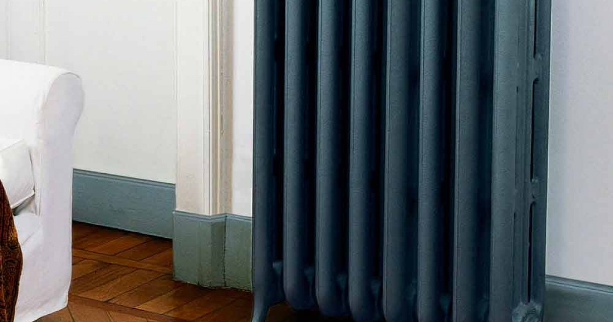 Tiffany retro 3-column cast iron hydraulic radiator by Scirocco H.