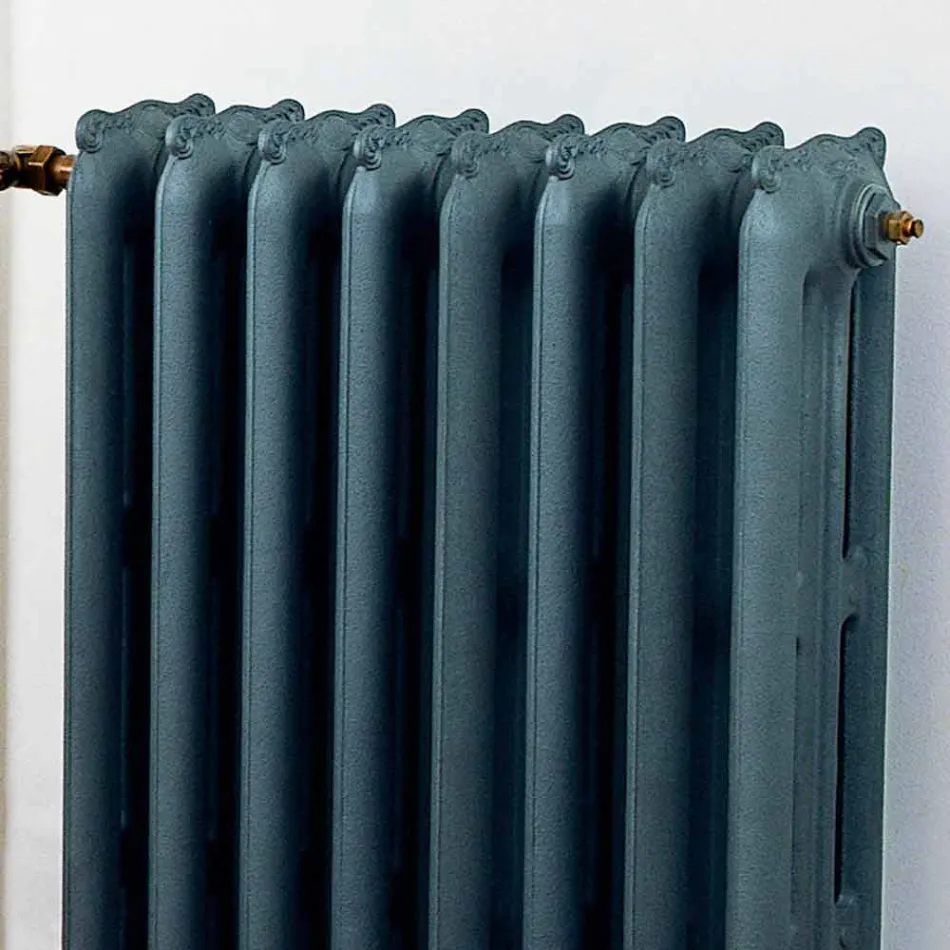 Retro hydraulic cast iron radiator with 3 columns Tiffany by Scirocco H Viadurini