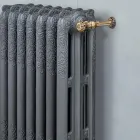 Decorated Cast Iron Hydraulic Radiator with 3 Columns - Vanillina Viadurini