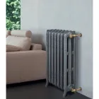 Decorated Cast Iron Hydraulic Radiator with 3 Columns - Vanillina Viadurini