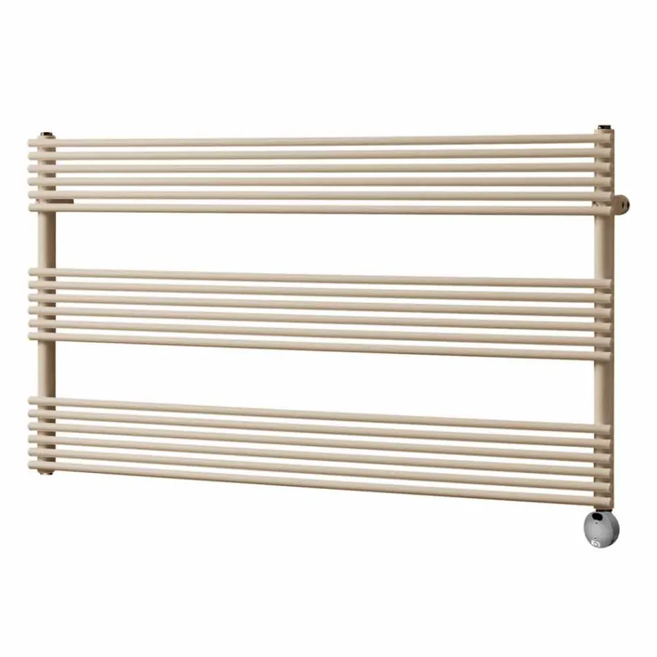 Horizontal Electric Design Wall Radiator in Steel up to 700 W - Nibbio Viadurini