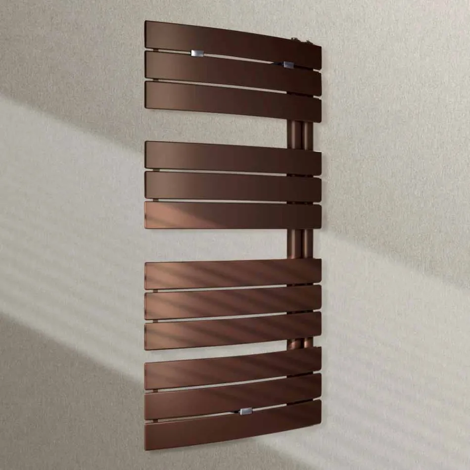 Colored design heated towel rail radiator Sail by Scirocco H Viadurini