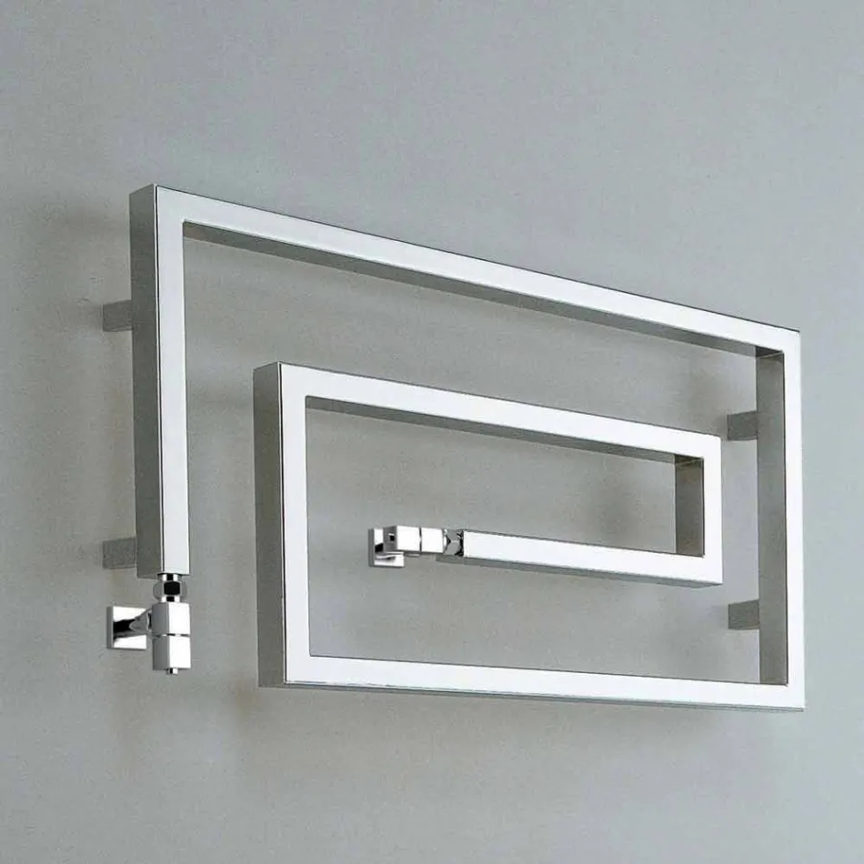 Snake Scirocco H design chrome plated hydraulic radiator Viadurini