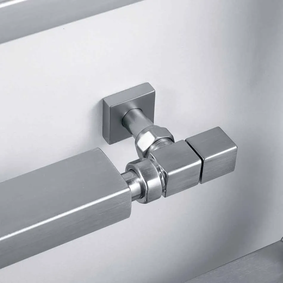 Snake Scirocco H design chrome plated hydraulic radiator Viadurini