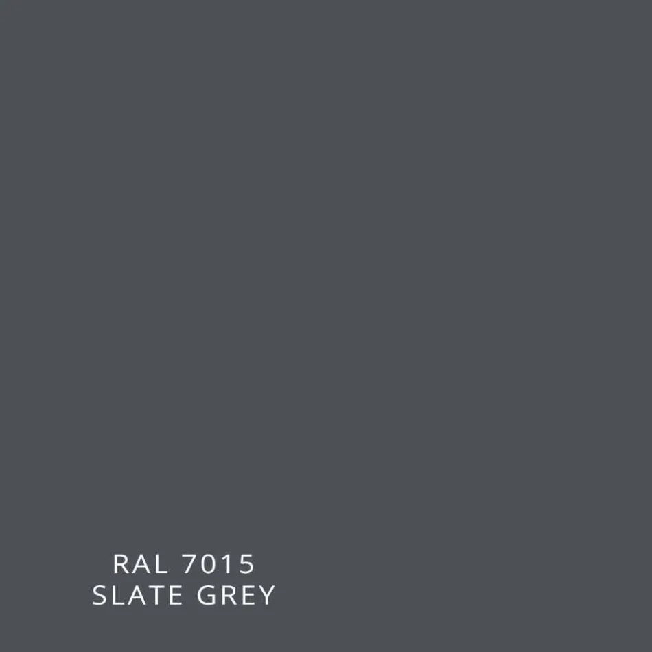 Vertical Design Radiator in Slate Gray Steel up to 626 W - Ice Viadurini