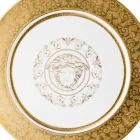 Rosenthal Versace Medusa Gala Gold Plate holder 33cm porcelain Viadurini