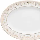 Rosenthal Versace Medusa Gala Oval plate 34cm of porcelain design Viadurini