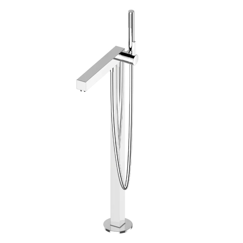 Floor Taps Single Lever Bath Mixer - Erik Viadurini