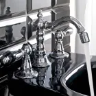 Classic 3 Hole Bidet Tap with Brass Levers Made in Italy - Noriana Viadurini