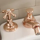 Vintage Design Bidet Tap in 3-Hole Brass Made in Italy - Klarisa Viadurini