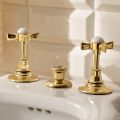 Vintage Brass Bidet Taps Internal Delivery Made in Italy - Katerina