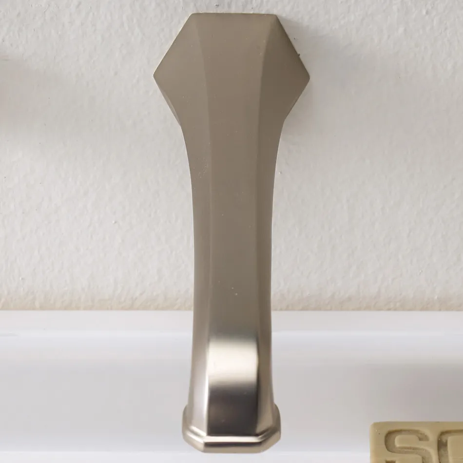 VIntage Design Wall-Mounted Basin Tap in Brass Made in Italy - Silvana Viadurini