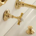 Design and Vintage Wall Mounted Washbasin/Sink Taps Made in Italy Viadurini